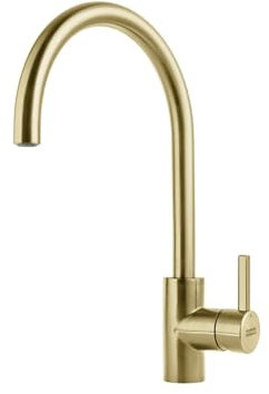 Franke Rubinetto da cucina dorato Eos Neo con beccuccio girevole PVD oro 115.0681.243