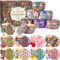 ZHHGOO Duftkerze Set,16 Teiliges Natürliches Sojawachs Duftkerzen Set,Aromatherapie Kerzen,Tragbare Reisekerzen Entspannung Geschenk für Frauen Geburtstag,Weihnachten, Yoga, Massage