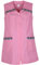 7/8 Kasack Baumwolle einfarbig Schürze kurz ohne Arm, Größe:38, Farbe:rosa