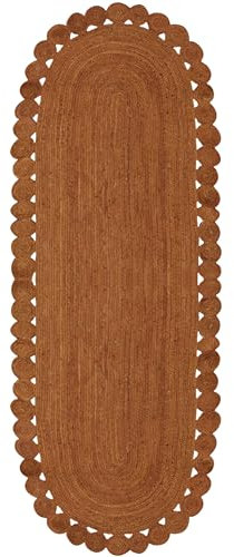 CASAVANI Teppiche für Wohnzimmer, 2 x 3 Kelim-Teppich, Orange, solides Design, 0,19 Zoll dick, für drinnen und draußen, Flachgewebe, stark frequentierte Bereiche, Seehaus, Schlafzimmer, Esszimmer