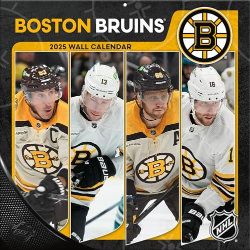 Turner-Sports Boston Bruins 2025 Team-Wandkalender 2025, 30,5 x 30,5 cm (25998011932)