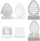 Silikonformen Gießformen, Silikonform Kerzenhalter, Silikonform Ostern Hase Ostereier Silikon Gießform Kerzenhalter, Silikonformen Ostern, Gießform Ostern, Beton Gießform für Teelichter