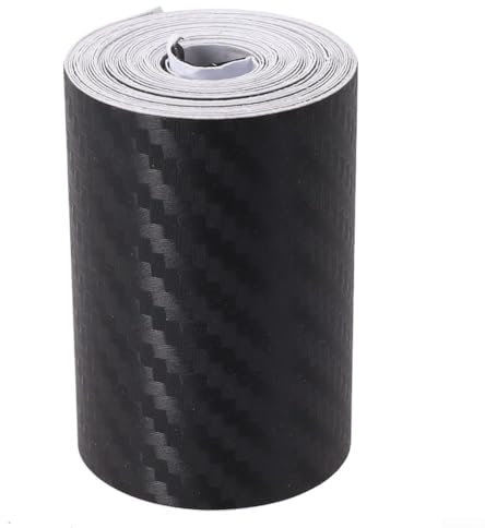 HEIBTENY Ruban adhésif de protection pour seuil de portière de voiture en fibre de carbone imperméable et anti-rayures - Ajustement universel (5 cm x 5 m), F6688XT1S2SVVF04XJ352MN669973
