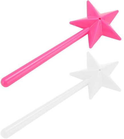 2 Piezas de Salero y Pimentero con Varita de Estrella, Varita Mágica de Hada, Juego de Salero y Pimentero, Dispensador de Especias en Palo de Estrellas para Halloween, Navidad,