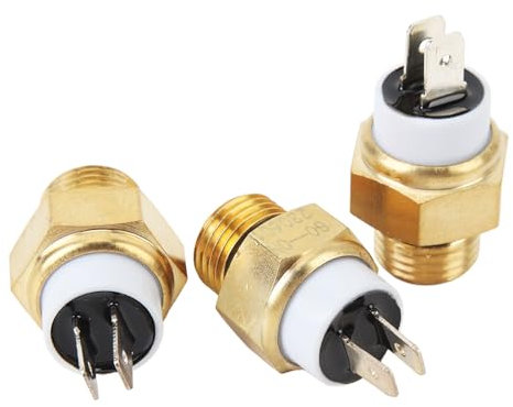 3-teiliger Schalter für Kühlerkühlmittellüfter, Temperatursensorschalter für Motorkühlerkühlmittellüfter M16x1,5 Mm Wassertemperaturschalter für CB250 CB600 CBR600 CB900