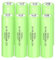 PKCELL Lot de 8 piles AA rechargeables NIMH 1,2 V 600 mAh pour lampes solaires, jouets