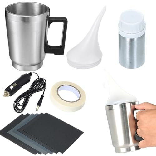 Scheinwerferreiniger und Restaurator -Kit, Scheinwerferrestaurant -Kit, Restaurations -Restaurations -Kit für Auto -Scheinwerfer mit Atomisierungsbecher, Reparaturflüssigkeit und Sandpapier, Objektiv