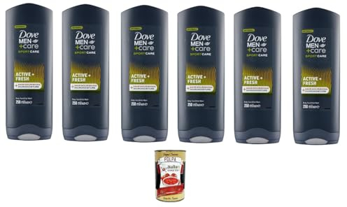 Italian Gourmet D.Men+Care Sport Care Gel doccia corpo capelli 6 x 250ml