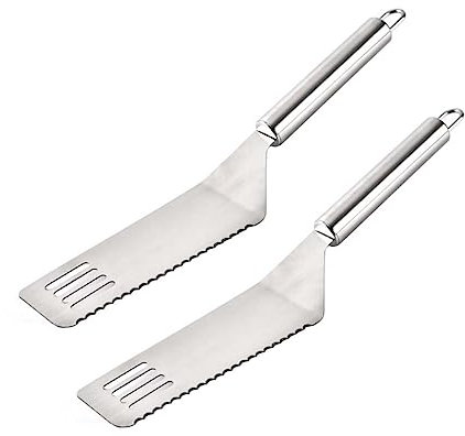 SHOWERORO 2stücke Edelstahl Pizzaschaufel Backschaufel Für Pizza Backen Pizzaspatel Für Haushalt Langlebiges Küchenwerkzeug Mit Aufhängeloch-design