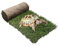 Ricarica S Tartarughe 60x40cm - Terrario tartarughe di terra in vero prato naturale, Ricambio facile da sostituire per il Kit tartarughe S, casetta per tartarughe da interno dura fino a 5 mesi