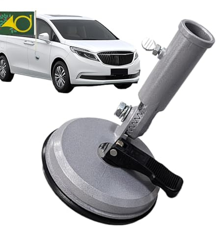 Support pour mât de drapeau à ventouse, support de drapeau à ventouse - Support de drapeau de voiture - Angle réglable, support de drapeau RV, kit de montage de mât de drapeau pour camion remorque SUV