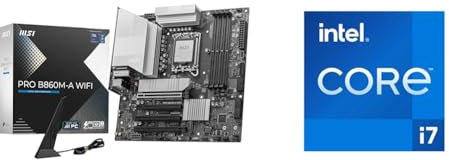 MSI PRO B860M-A WIFI Scheda Madre + Intel Core i7-14700KF processore desktop 20 cores