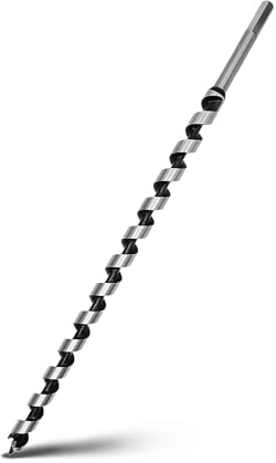 3/4 x 18 inch Auger Drill Bit for Wood,19mm x 460mm Hex Shank Ship Auger Bit for Soft Hard Wood, Plastic, Composite Materials and DIY Projects 3/4 (19mm)