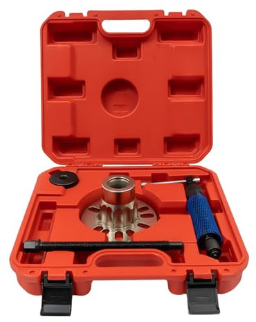 HauTour 10 Tonnen Hydraulischer Antriebswelle Werkzeug Abdrücker Antriebswellen Abzieher ist geeignet für PKW, LKW, SUVs und andere 4-Loch oder 5-Loch Räder mit einem Bolzenumfang von 3,78-4,92''