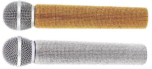 TOYANDONA 2 Microfono Giocattolo Per Giochi Di Ruolo Microfono Di Simulazione Adatto Per Feste e Spettacoli Leggero e Portatile Per Attività Quotidiane e Creatività