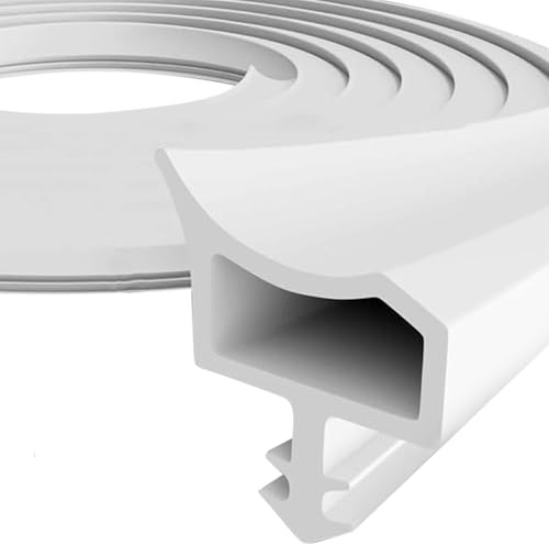 Joint de Porte 10M Entree, Joint Fenetre PVC Calfeutrage Fenetre Boudin de Porte pour Largeur isolation phonique porte de Rainure 4mm Profondeur Rainure 7mm Pliage Rainure 12mm