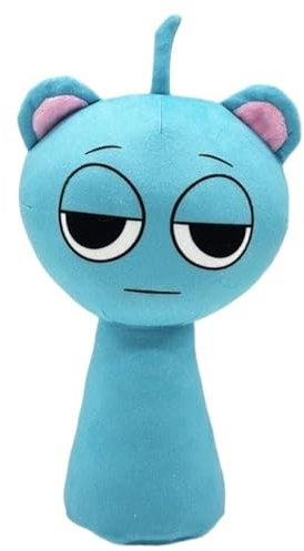 KUKUShining Sprunki Plüschtier, Cartoon Charmante Weiche Kuscheltiere Süße Plüschpuppen for Kinder Fans Gamer Geschenke(Blue)