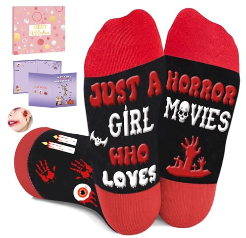 Juesly Horror Movie Gifts for Women - Horror Socks Scream merch