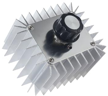 OPEUSLIEV Régulateur de tension SCR 5000W AC220V, contrôleur de vitesse du moteur, puissance réglable, haute puissance, variateur électronique LED, Thermostat