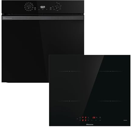 Hisense Hi2 HIPK2PBN60IND Built In Electric Single Oven and Induction Hob Pack - Black - A+ Rated