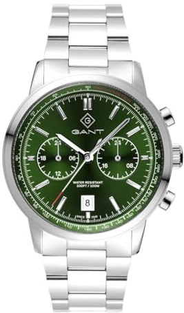 GANT Bergamo Herrenuhr 42 mm Edelstahl Seiko Quarzwerk