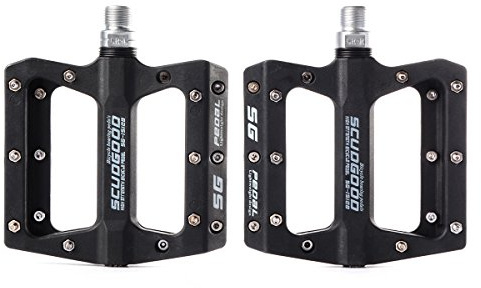 UPANBIKE Fahrradpedale 9/16 inch Mountainbike Rennrad Fahrrad Pedale Bearing Composite Nylon Flatpedale MTB BMX