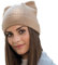 Yixda Damen Winter Strickmütze Warme Mode Beanie Mütze Katze Ohr Mütze (Khaki)