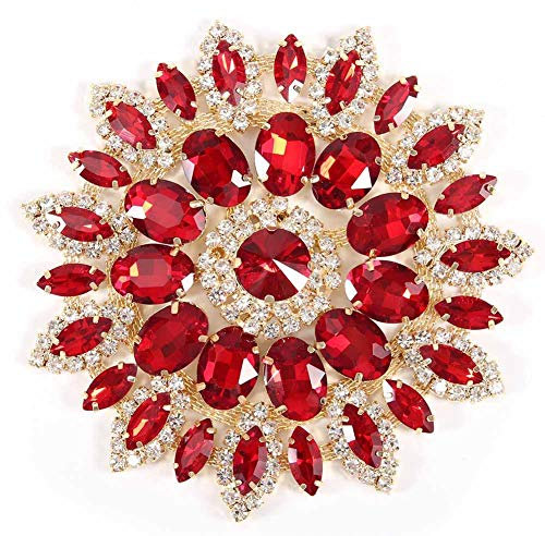 Cristal Verre Décoration, Clips De Chaissures De Fleur Vintage, Broche Pour DIY, Décoration Cheveux, Mariage Soirée Cérémonie Femme Adulte Enfant