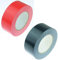iapyx 2 Rollen Klebeband Gewebeband 50 m x 48 mm je 1x Rot + Schwarz - Panzerband Steinband Gaffa Tape Reparaturband (Rot + Schwarz, 2 Rollen)