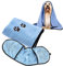 Jicyor Hundehandtuch, 2 pcs Weich Microfiber Schnelltrocknend Warm Hundehandtuch Haustier Badetuch für Hunde Katzen Badezubehör