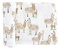 Little Unicorn - Premium 100% Baumwoll-Musselin Pucktuch - atmungsaktive Babydecke - handgemalte Designs - 1 Stück - 120 x 120 cm (Llama Llama)