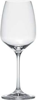 Zafferano Scaligero Set mit 6 Gläsern für Verkostung von Weißweinen, strukturiert und rot, junge Weine, aus Glas, mit hochwertigem Klang, transparent, Fassungsvermögen: 45 cl, Premium