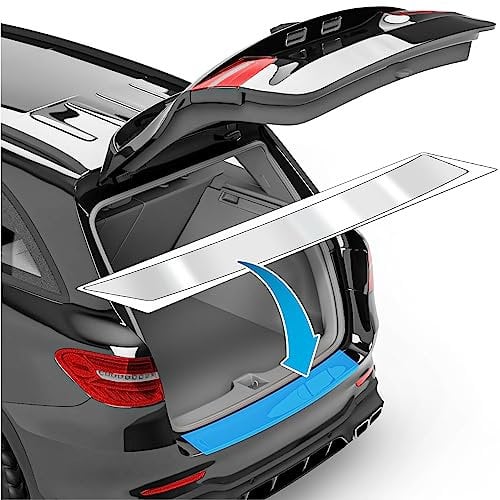 uProtect Auto Ladekantenschutz Folie für Skoda Karoq NU7 I 2017-2025 - Stoßstangenschutz, Kratzschutz, Lackschutzfolie - Transparent glänzend Selbstklebend