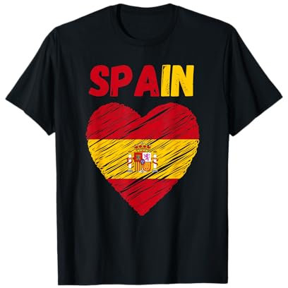 Spain Flag Holiday Vintage Grunge Espanol Spanish Flag T-Shirt