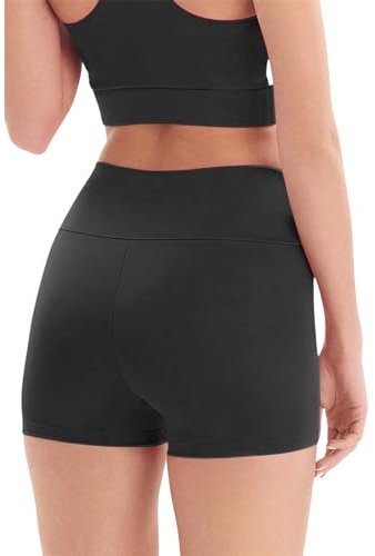 BeSinz Kurze Leggings Blickdichte Bauchweg Sporthose für Damen – High Waist Radlerhose, Stretch-Fit für Yoga, Gym, Fitness, Crossfit, Poledance Premium