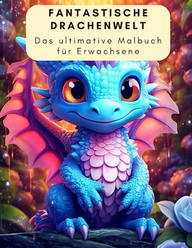 Fantastische Drachenwelt: Das ultimative Malbuch für Erwachsene: Tauchen Sie ein in eine Welt voller niedlicher Drachen – 120 hochauflösende, einzigartige Malvorlagen, speziell für Sie entworfen!