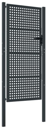vidaXL Gartentor Anthrazit 105x175 cm Stahl