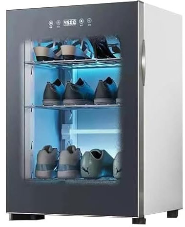 COYEUX Intelligenter Schuhtrocknungsschrank, Desodorierungs-Trocknungspflegemaschine, mit intelligentem Bedienfeld, interner Warmluft-PTC-Heizung, für Schuhe, Stiefel, Socken