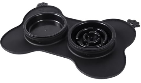Kisangel 1 Satz Slow-Food-Schüssel für Haustiere Haustiergericht Spiral-Slow-Feeder-Haustiernapf neu pet Water Bowl katzenfutter Schalen Futterautomat für Welpen Heimtierbedarf Hündchen