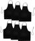 Berichw 6 Pack Schwarze KüChen SchüRze mit 2 Anti-Schmutzig SchüRze Geeignet zum Grillen KüChe Kochen Backen Restaurant