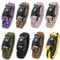 8-Pack 3in1 Notfall Überleben Armband mit Pfeife und Kompass, Überleben Kit, Wild Camping Ausrüstung Kit, Wildness Notfall Überleben Kit für Camping, Outdoor Reisen, Wandern, Notfall Überleben oder zu