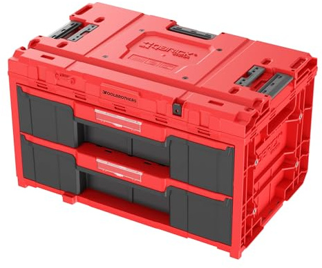 Toolbrothers RHINO XXL Drawer 2 ULTRA Schubladenkoffer mit zwei Schubläden + Trennwände 29 L IP66