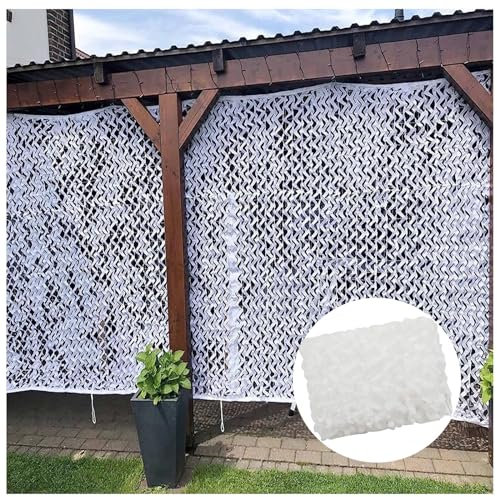 HSPLXYT 2/3/4/5/6/7/8M Tarnnetz Sonnensegel 2x3m Garten Sichtschutz Camouflage Netz Pergola ; for Jagd, Sonne, Dekoration, Zaun, Party(Size:10x10m/32.8x32.8ft)
