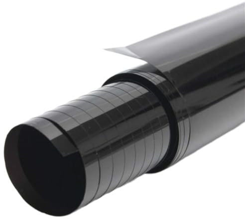 TöNungsfolie Auto 300 cmx50 cm schwarze Autofenster Folien schwarz Autowagen Home Fenster Glas Gebäude Tönung Film Roll Seitenfenster Solar UV Schutz ScheibentöNungsfolie Auto(Größe:5 Percent Clear)