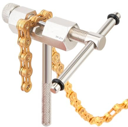 HOUSON Bicycle Chain Riveter, Tool for Bicycle Chain Splitter, Cutter, 7-12 Speed, Carbon Steel