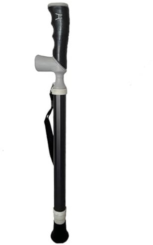 Tragbarer Kletterstock aus Titanlegierung, Teleskop-Kletterstock, Stützstock, unterstützter Gehstock, multifunktionaler, Rutschfester Gehstock