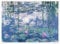 Seerosen Poster von Claude Monet 70 x 50 cm Blau Wandbilder Wanddeko