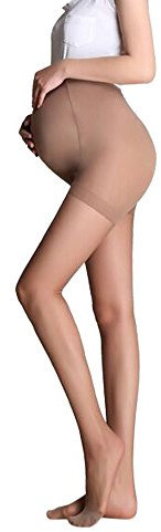 Collant Femme Enceinte Grossesse Grossesse Collant Confort Coton Contention Maternité Pantalon Resistant Effet Peau Nue Chic Thermique Collant Mat Noir Autofixants Legging