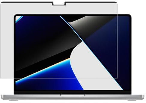 ZOEGAA 360° Magnetischer Blickschutzfolie für MacBook Pro 14 Zoll (2021-2024,M1 M2 M3 M4), Abnehmbarer Sichtschutzfolie MacBook, Anti-Blaulicht Laptop Blickschutzfilter Sichtschutz