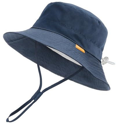 FURTALK Baby Kleinkind Kinder Sonnenhut UV-Schutz Fischerhut Jungen Mädchen Verstellbarer Faltbare Sommer Strand Sonnenschutz Bucket Hat mit Breite Krempe